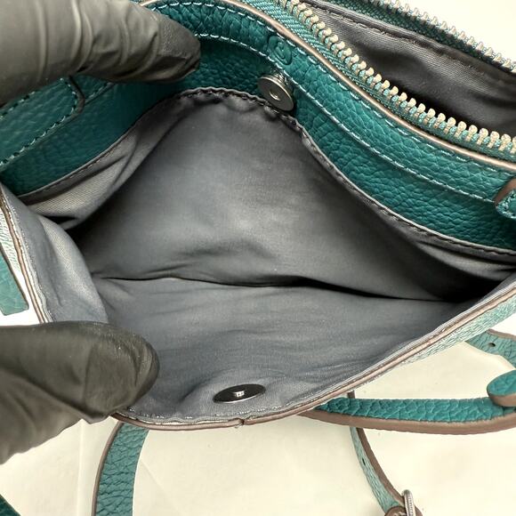 Treasure & Bond Purse Crossbody Flat Hand Bag Boho Teal Detach/Adjust-able Strap - Picture 3 of 14